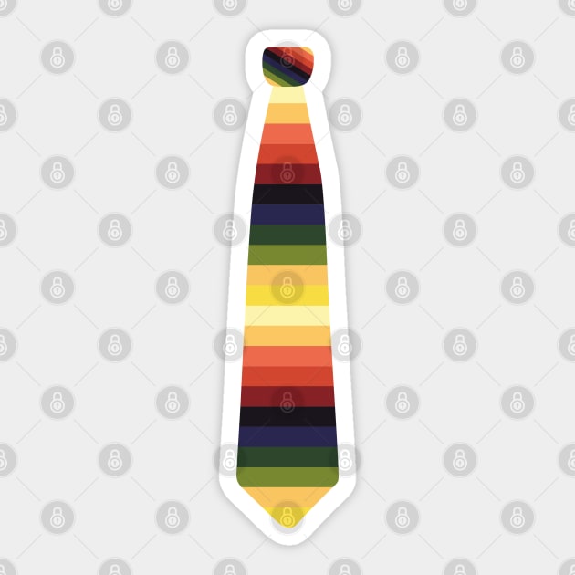 Tie - Dr Who Sticker by helengarvey